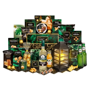 Kerstpakket met woonaccessoires voor een gezellige sfeer